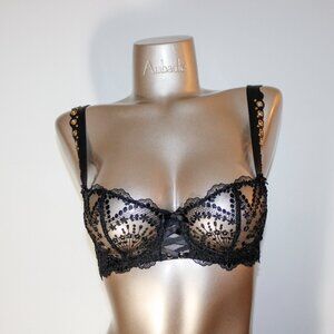 Aubade Paris Sample Femme Sensuelle Black Bra 34B